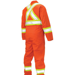 Overol de Seguridad Reflectante de Alta Visibilidad Personalizado OEM/ODM, Ropa de Trabajo de Poliéster Ignífuga, Ropa Protectora para Carreteras con Logotipo - Product Image 6