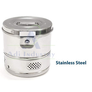 Tambores de esterilización Manual de acero inoxidable de alto grado, peso ligero, duradero, reutilizable, uso de cirugía General, gran oferta - Product Image 5