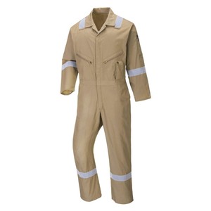 Combinaisons de sécurité unisexes en coton haute visibilité ignifuges à prix de gros – Personnalisation des couleurs et des vêtements de travail - Product Image 5
