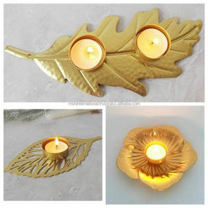 Chandelier de mariage d'art en fer, pièce maîtresse de salle à manger, fabrication exquise, le bougeoir est livré avec de belles courbes - Product Image 2