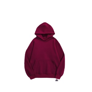 Sweat à capuche coloré pour homme, coupe régulière, épaules tombantes, avec cordon de serrage, doublure tricotée, imprimé automne, logo personnalisé, haute qualité, très vendu - Product Image 3