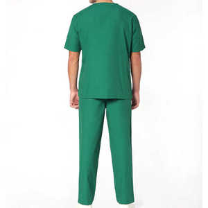 Uniformes médicos de LICRA para enfermería, conjuntos médicos de hospital personalizados para hombres - Product Image 2