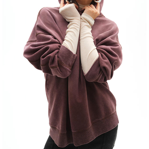 Sudaderas con Capucha para Mujer Talla Grande, Sudaderas Holgadas Elegantes, Lisas, de Color Sólido, Sudaderas Extra Grandes para Mujer - Product Image 1