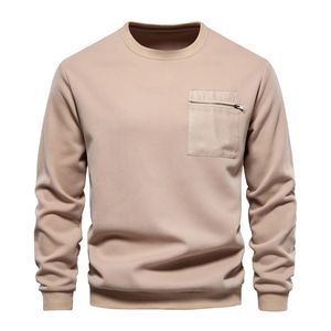 Jersey de hombre bordado de moda Sudadera con capucha de lana transpirable respetuosa con el medio ambiente Ventas al por mayor - Product Image 5