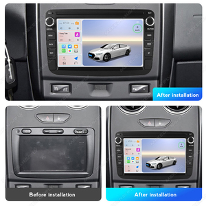 MEKEDE Autoradio Multimediale con Car-play e Android <span class=keywords><strong>Auto</strong></span>, WiFi, FM, GPS, Schermo Touch da 7 Pollici per Renault <span class=keywords><strong>Dacia</strong></span> - Product Image 4