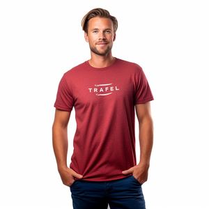 Logo personnalisé sérigraphié à séchage rapide 100% polyester maille cou Marathon 5K événement sportif hommes T-Shirt tissu tricoté Design blanc - Product Image 2