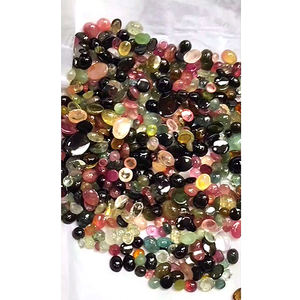 Voir l'offre 549 Pcs de Naturel Multi Tourmaline 5x3mm 6x4 7x5mm Ovale rond Cabochon 280 Cts Lot Iroc Ventes Haute Qualité turmuline cabine - Product Image 3