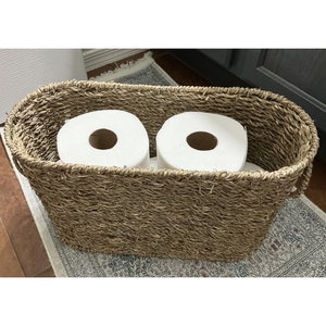 Vente en gros de papier toilette en jonc de mer tissé à la main porte-papier toilette pour salle de bain par des artisans du Vietnam - Product Image 5