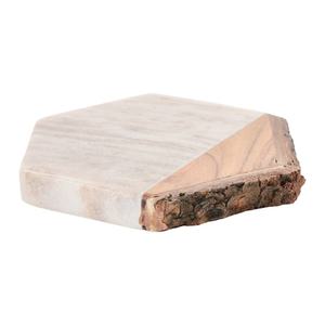 Classic Eco-Friendly Wooden <b>Marble</b> <b>Coasters</b> for Table Decoration Parties Hotel Use-Customizable Dinnerware Set - Product Image 3