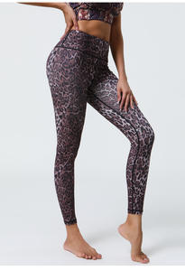 Entrenamiento Fitness Correr Cintura alta Sublimación Mujeres Gimnasio Pantalones Tiger Stripe Leopard Impreso Cintura elástica, Yoga Leggings Medias - Product Image 5