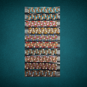 ลูกไม้ปักลายดอกไม้สีสันสดใสสวยงามมีลวดลายละเอียดเหมาะสำหรับแฟชั่นกูตูร์ชุดเจ้าสาวงานหัตถกรรม DIY - Product Image 1