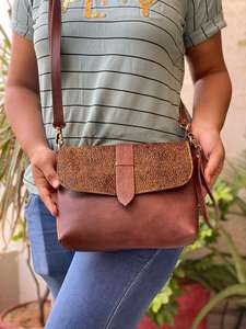 กระเป๋าสะพายไหล่หนังขนสัตว์พิมพ์ลายสัตว์สไตล์ตะวันตกใหม่คุณภาพสูงแฟชั่นหนังขนสัตว์หนังแท้คุณภาพสูงสายสะพายข้าง - Product Image 2