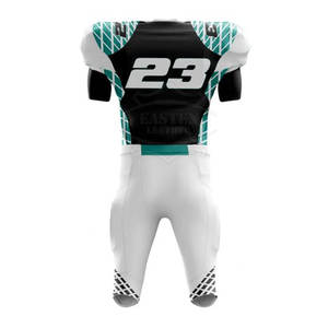 Uniforme de Fútbol Americano Personalizado para Equipo Nacional, Estilo Único, Transpirable, de Secado Rápido, 100% Poliéster, Conjunto de Manga Corta para Todos - Product Image 2