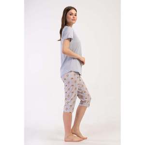 Ensemble de vêtements pour femmes P.SUPREM O YAKA KISA KOL ETEGI OVAL KAPRI - TAS - TAS - Product Image 4
