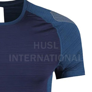 T-shirt de sport personnalisé coupe ajustée 100 % coton, débardeur de musculation vierge pour l'entraînement athlétique - Product Image 3