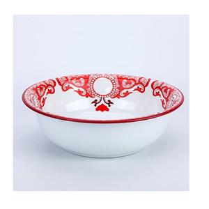 Cuenco de cerámica de estilo clásico para casa, Hotel, restaurante, fruta, sopa, cuenco para desayuno, almuerzo, cena, pintado a mano - Product Image 6