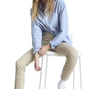 กางเกงชิโน่สำหรับผู้หญิง ผลิตตามสั่ง ผลิตภัณฑ์คุณภาพดี ผ้าฝ้าย หลายกระเป๋า ดีไซน์คลาสสิก เหมาะสำหรับใส่กลางแจ้ง กางเกงชิโน่สำหรับผู้หญิง - Product Image 4