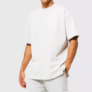 100% Ensemble de survêtements d'été sur mesure pour hommes en polyester-Meilleure qualité coupe-vent grande taille solide noir t-shirt écologique - Product Image 5