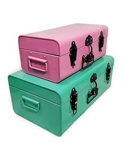 Wholesale Rectangle Shape Metal <b>Trunk</b> <b>Box</b> <b>Storage</b> Container Handles Locks Multifunctional Space-Saving Organizer 1 cm - Product Image 3
