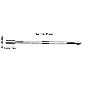 Logo personnalisé Poussoir à cuticules pour ongles Instrument de soins de beauté en acier inoxydable pour le nettoyage des ongles - Product Image 6