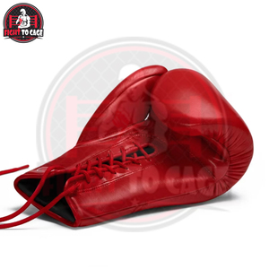 Gants de boxe en cuir véritable personnalisés avec logo tendance, fabriqués au Pakistan, à prix de gros, haute performance, à lacets - Product Image 2