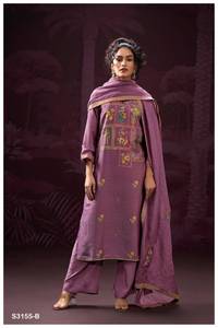 Premium Bemberg Titan Silk Printed Salwar Kameez Catálogo completo disponible a precio mayorista ideol for party wear collection - Product Image 3