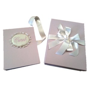 Album Fotografico per Matrimonio con Copertina in Raso, Fai-da-Te di Alta Qualità con Scatola - Product Image 1