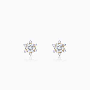 Boucles d'oreilles dorées Empress Solitaire - Product Image 6