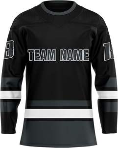 2025 ensemble de maillots de Hockey sur glace sur mesure matériel sublimé sergé couture Club vêtements d'équipe approvisionnement de sport en vrac de Source de confiance - Product Image 4