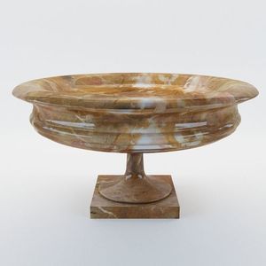 Bol en marbre italien et en bois Bol de service décoratif de table pour la maison Hôtel Restaurants Café Table Top Bol en marbre - Product Image 3