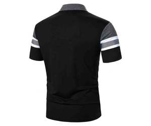 เสื้อโปโลแขนสั้นคลาสสิกสำหรับผู้ชายเหมาะสำหรับสวมใส่ในชีวิตประจำวันมีตัวเลือกปักตามสั่ง - Product Image 5