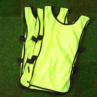 Maillots d'entraînement de football réversibles en maille respirante, écologiques, avec logo personnalisé, légers, pour adultes, OEM