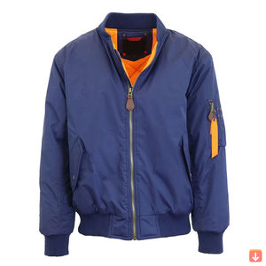 Blouson d'aviateur élégant de haute qualité pour hommes capuche réglable broderie légère toile confortable personnalisable OEM pour la saison d'hiver - Product Image 3