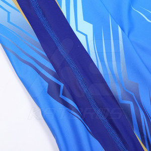KATERSOS Men Wrestling Singlet <b>Blue</b> Adjustable Strap Sleeveless Regular Fit Moisture Wicking Breathable 100% Cotton Eco-Friendly - Product Image 4