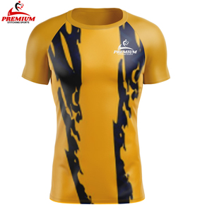Diseño personalizado impreso rash guard que absorbe la humedad Rashguards tendencia superior precio bajo - Product Image 3