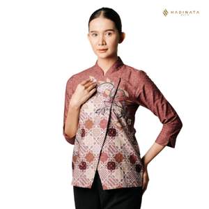 Blusa Batik Premium para Mujer, Producto PJG de Alta Calidad, Hecha a Mano en Indonesia con Algodón Fino de los Años 50 - Product Image 5