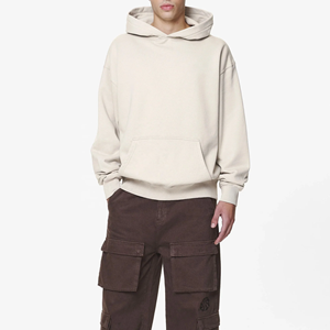 Nouveauté, sweat à capuche streetwear, coupe lourde, coton 450 g/m², sweat à capuche unisexe - Product Image 3