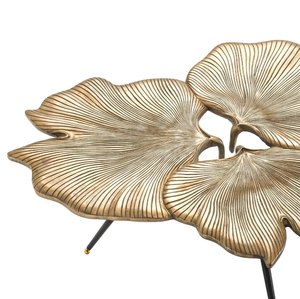 Mesa de centro con acabado de latón dorado hecho a mano, mesa de centro decorativa de diseño de lujo - Product Image 6