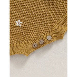 ชุดหมีถักสำหรับเด็กแรกเกิดชุดจั๊มสูทแบบถักแขนยาวสำหรับเด็กวัยหัดเดิน - Product Image 6