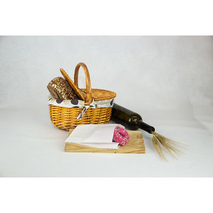 Sac en papier blanc anti-graisse 12+6x20cm 35gsm 1000pcs B2B - Product Image 1