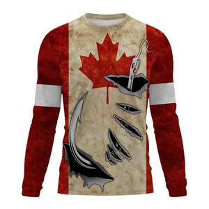 Camisas de Pesca para Hombre Personalizadas con Protección UV UPF50, 100% Poliéster, Transpirables, de Secado Rápido, Antibacterianas, con Estampado - Product Image 3