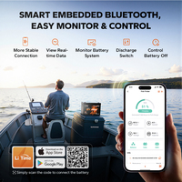 Batterie au lithium LiTime 16V 100Ah pour sondeur de pêche avec Bluetooth et auto-chauffage, sans droits de douane, stock UE/USA