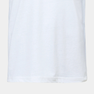 Personalizable 100% Algodón Camiseta Casual Street Fashion Diseño en blanco Logotipo frontal Serigrafía - Product Image 3