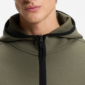 Sudadera con Capucha de Forro Polar para Hombre, 100% Algodón, Cómoda, Transpirable, Duradera, Diseño Frontal con Logotipo Personalizado, Estilo Vintage, para Invierno - Product Image 3