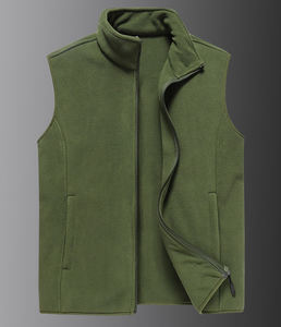 Chaqueta de lana Chaleco de lana al aire libre Ropa de trabajo al aire libre Chaqueta acolchada Transpirable Chaleco de lana hecho en Pakistán - Product Image 2