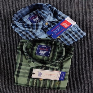 Venta al por mayor de camisa de manga larga Oxford a cuadros para los niños de secado rápido elegante Casual Boys Wear con un solo bolsillo - Product Image 1