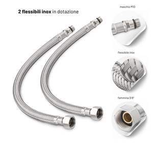 เครื่องผสมทองเหลืองหลุมเดียวชุบโครเมี่ยมขัดเงาสำหรับอ่างล้างจานแบบหมุนได้1แพ็ก - Product Image 6