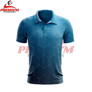 Camiseta Polo de Fútbol Personalizada Sublimada de Poliéster para Hombre, Camiseta Polo de Manga Corta Bordada de Alta Calidad - Product Image 3