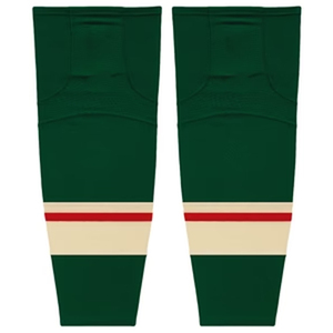 Chaussettes de hockey sur glace personnalisées 100% polyester avec logo d'équipe, entièrement personnalisables, tailles unisexes pour adultes, vêtements de hockey sur glace sublimés - Product Image 2