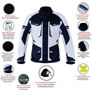 Dernière veste de moto en cuir unisexe sur mesure Vêtements de sport confortables et respirants Coupe-vent de grande taille - Product Image 6